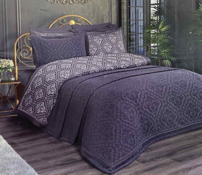Набір Покривало + постіль Maison D'or Pinella 260x260 Antrasit