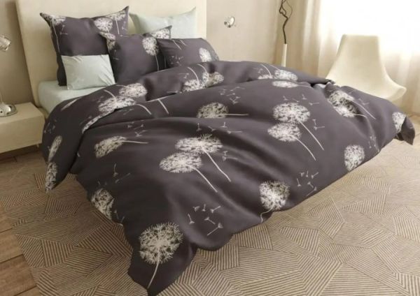 Комплект постільної білизни "Lanabelle Cotton Line" євро (Fields Cream(4084))