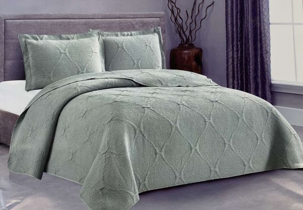 Покривало з наволочками Colorful Home 220х240 Blue