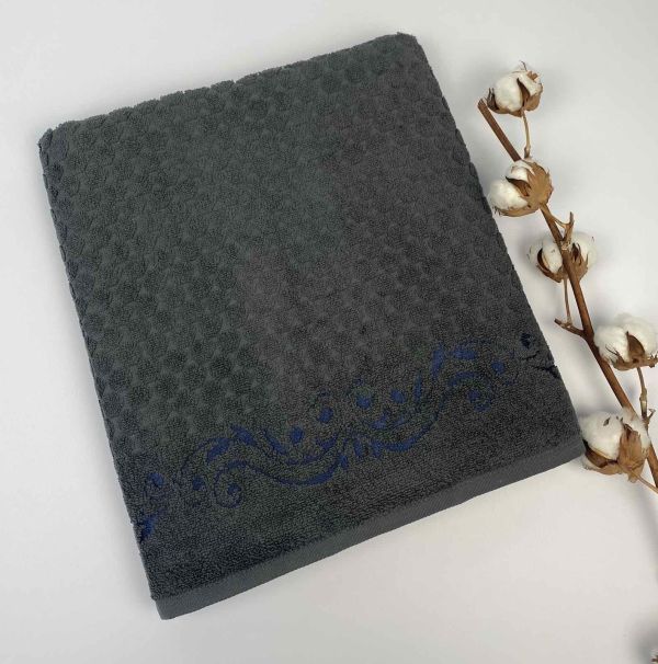 Рушник 70х140 Kurde Black