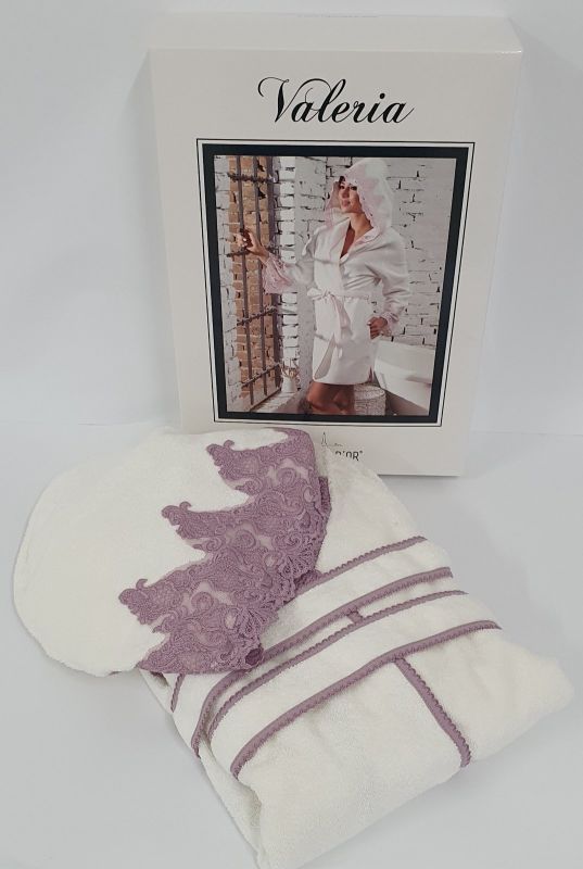 Халат жіночий Maison D'or Valeria Dark Lilac L