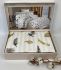 Постільна білизна Maison D'or сатин 200х220 Feather White