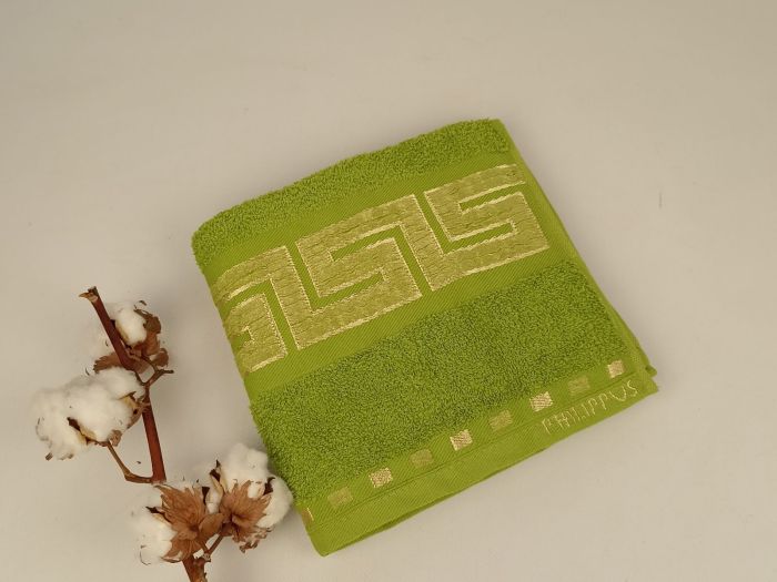 Рушник Philippus Collesium Cotton 50х90 Krinkil Greek Салатовий (Е261)
