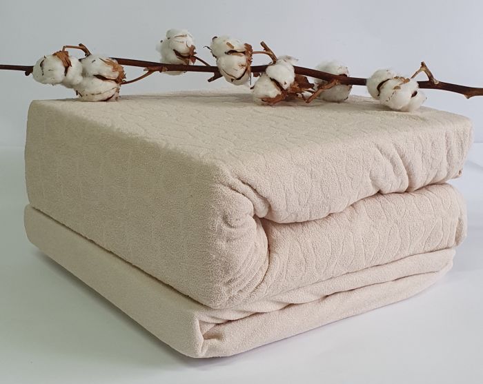 Постільна білизна Maison D'or махра жакард 200х220 Beige