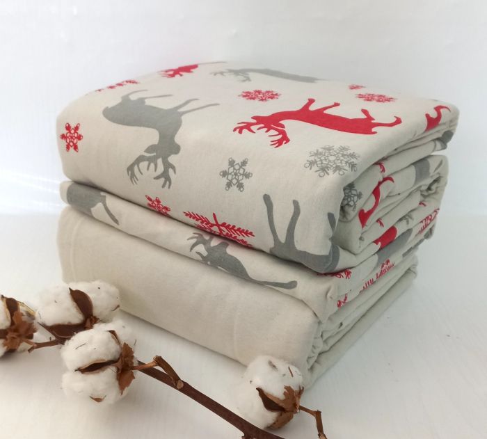 Постільна білизна Cotton Collection фланель 160х220 Winter