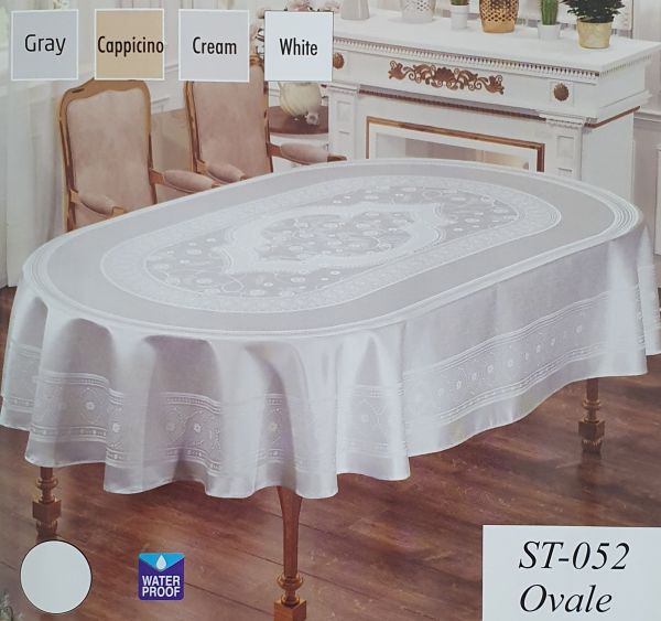 Скатертина Sagol тефлон 140х180 ovale St-052 Cream