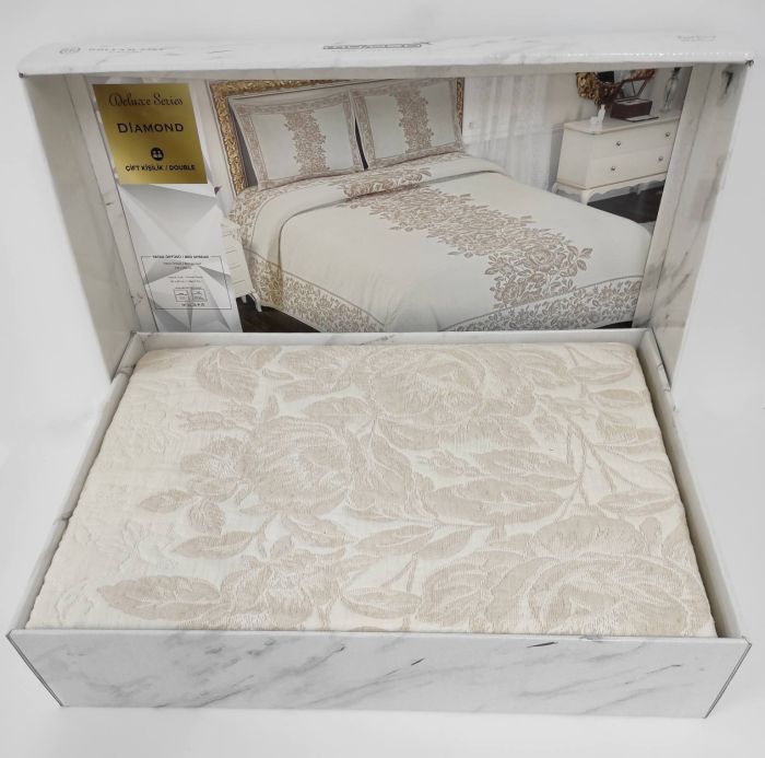 Покривало My Bed Жакард 240x260 з наволочками Diamond