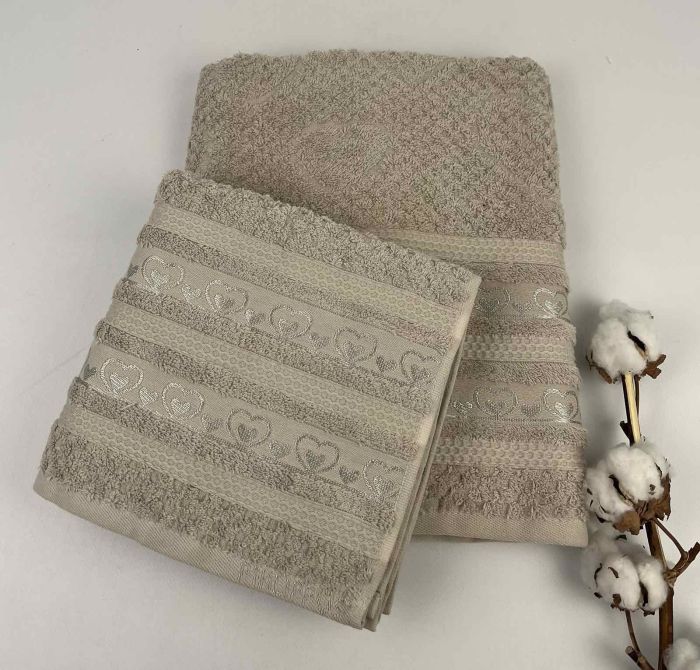 Набір рушників Philippus Air Cotton 2 шт Vegas Бежевий(Е880)
