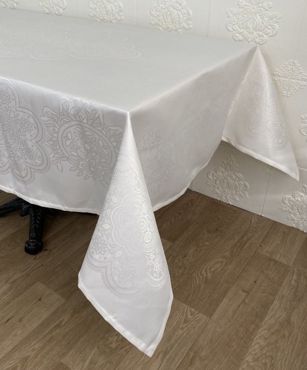 Скатертина Masali тефлон 160x260 Model 510 Cream