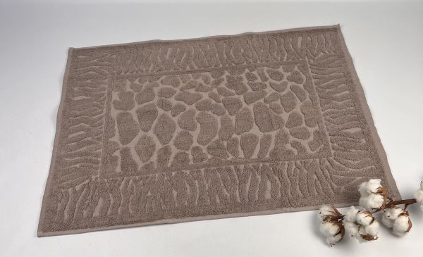 Рушник-килимок для ніг Philippus Lux Cotton 50x70 Zebra Капучино(Е538)