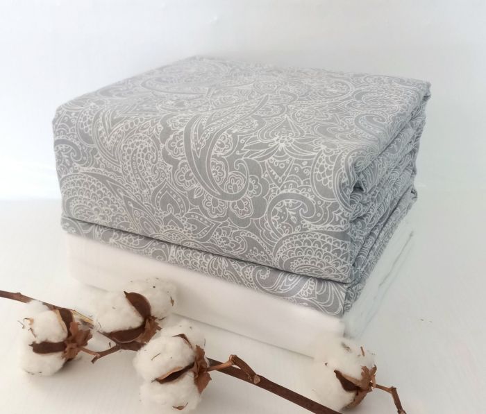 Постільна білизна Cotton Collection фланель 160х220 Poisley