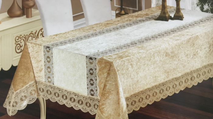 Скатертина Велюр Maison Royale 140x180 Defne V2