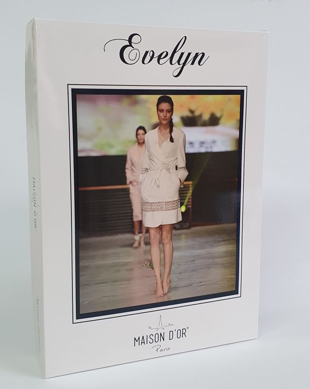 Халат жіночий Maison D'or Evelyn Dark Lilac L