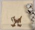 Махровий рушник Ma Me 30х50 Butterfly 2 Milk