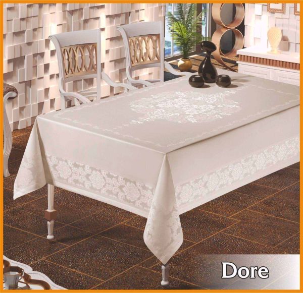 Скатертина тефлон PVS Maison Royale 160*220 Dore Cream