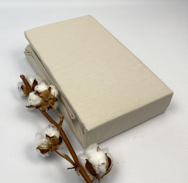 Простирадло на резинці Clasy 120X200 з наволочкою 50X70 V1 Bej