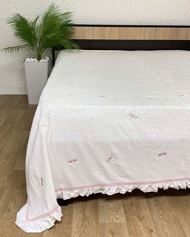 Покривало Maison D'or 160x240 Les Azzures Ecru-Rose