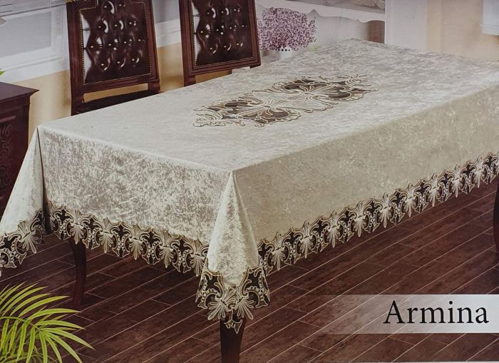 Скатертина Велюр Maison Royale 160x300 Armina Cream