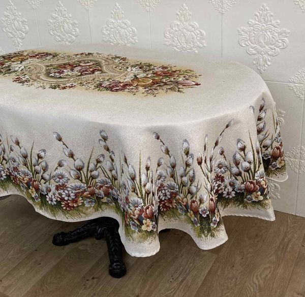 Скатертина Sagol великодня 160х220 ovale ST-148 в коробці