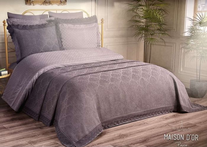 Набір Покривало + постіль Maison D'or Pimenta 260x260 Antrasit