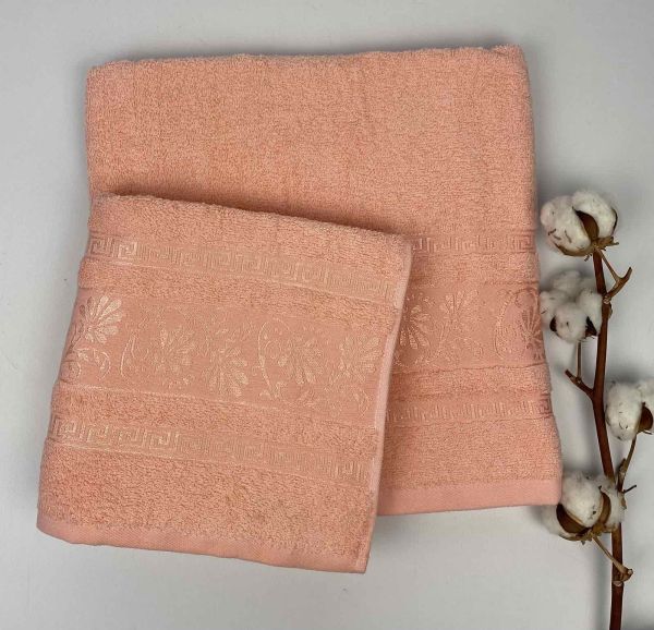 Набір рушників Cottonize 2 шт cod 137 Peach