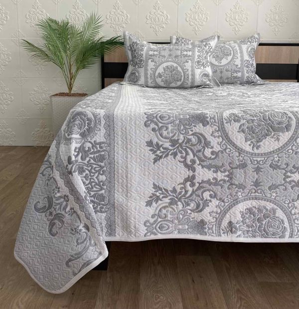 Покривало Moda Box 240x260 з наволочками Kevser Gri