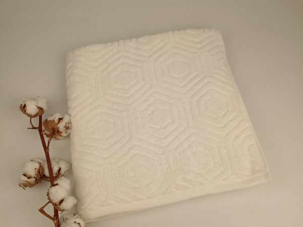 Рушник Philippus Cross Cotton 70х140 Cora Молочний (A453)