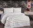 Постільна білизна Belizza фланель сімейна Striped mixed