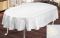 Скатертина Sagol тефлон 160x350 ovale Sgl-003 White + 10 серветок *