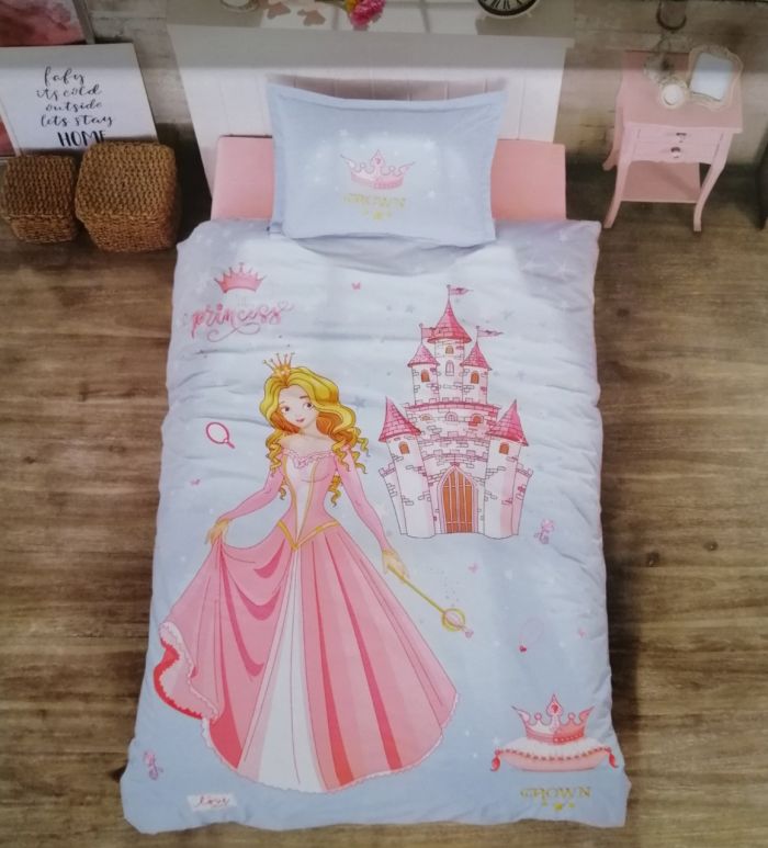 Постільна білизна CLASY ранфорс 160x220 см CROWN V1 PEMBE