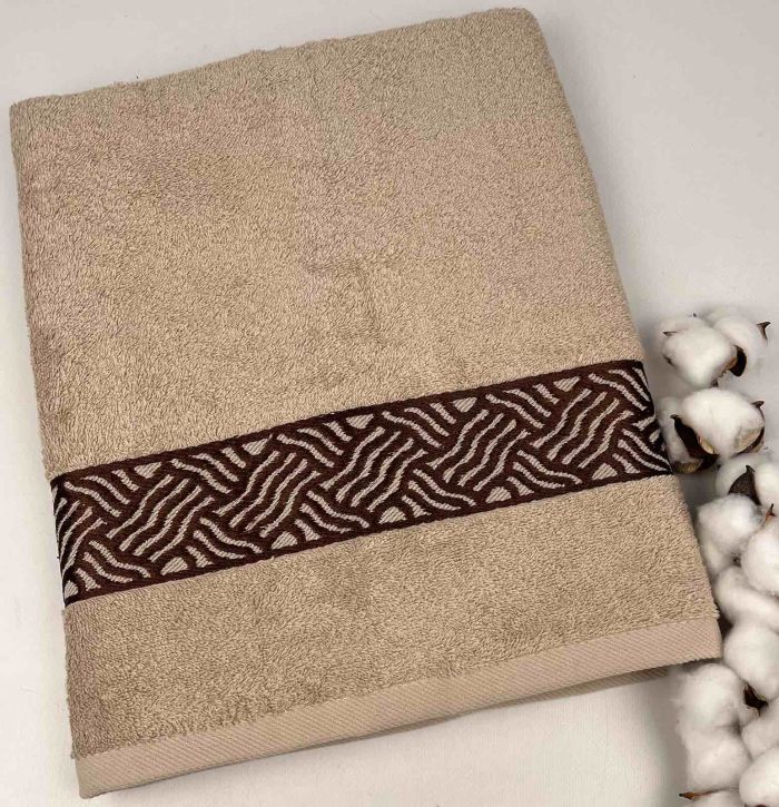 Рушник Bridge Collection 70х140 Model-5 Light  Beige