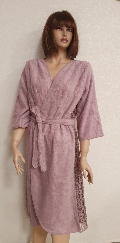 Халат жіночий Maison D'or Felisiya Dark Lilac L