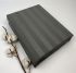 Постільна білизна ITALY страйп-сатин 180x220 см Anthracite