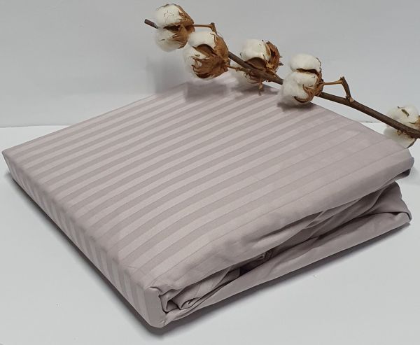Простирадло на резинці AE Cotton 160x200 + наволочки Lilac