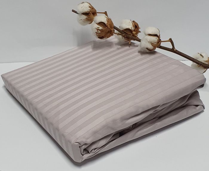 Простирадло на резинці AE Cotton 160x200 + наволочки Lilac