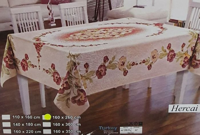 Скатертина гобеленова Sagol 160x260 Hercai