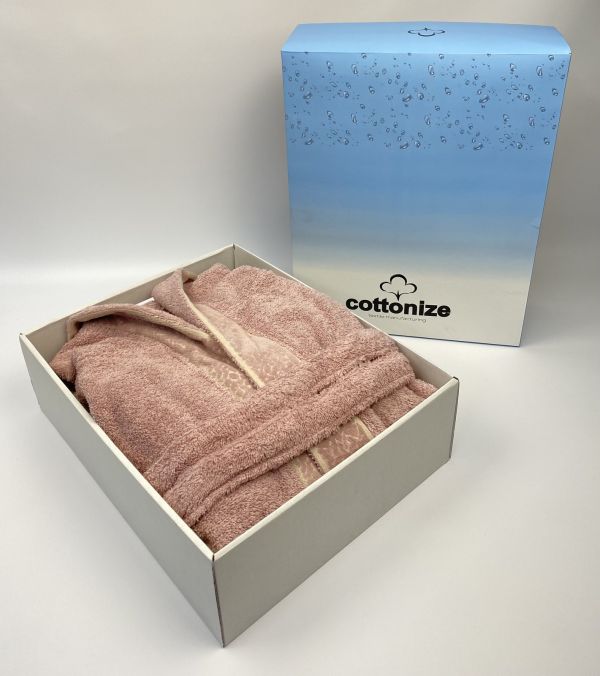 Халат Cottonize cod703 Pink L в коробці