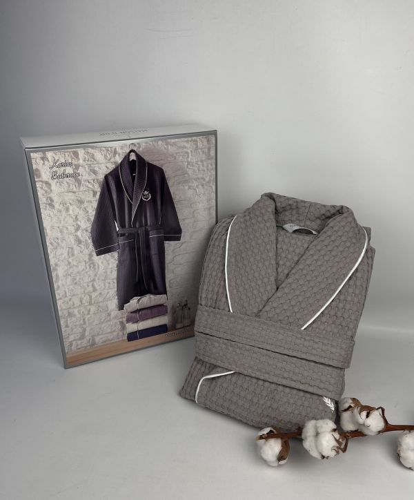 Халат чоловічий Maison D'or Karius Grey XL