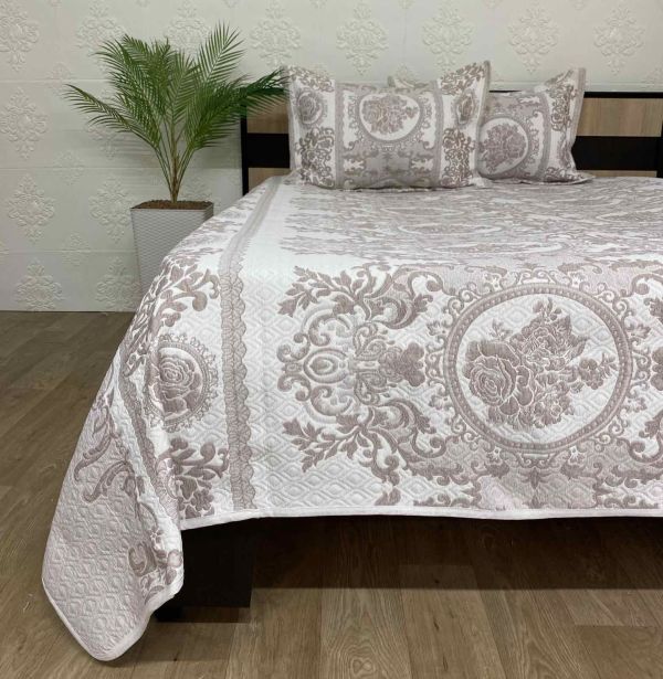 Покривало Moda Box 240x260 з наволочками Kevser Bej