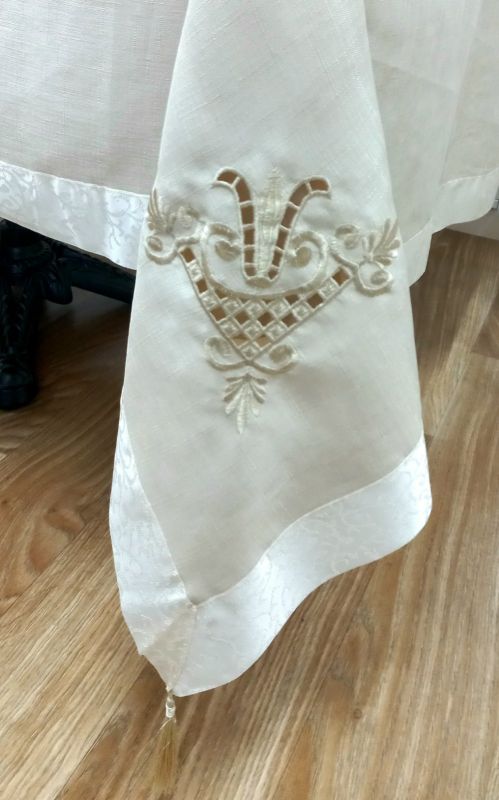 Скатертина Maison Royale льон 160x220 Lale Cappucino