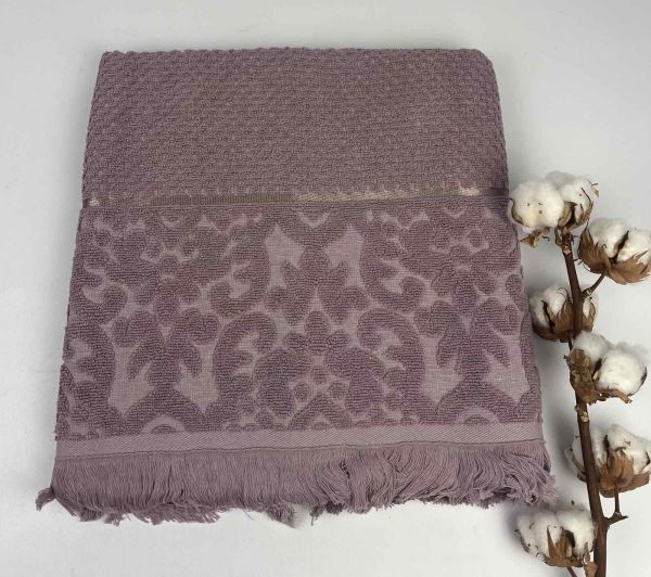 Рушник Philippus Lux Cotton 70x140 Velowis Фіолетовий(Е837)