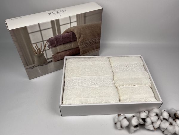 Рушники Maison D'or 3шт Suzanna Cream