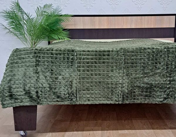 Покривало велюр 180х200 Green (618)