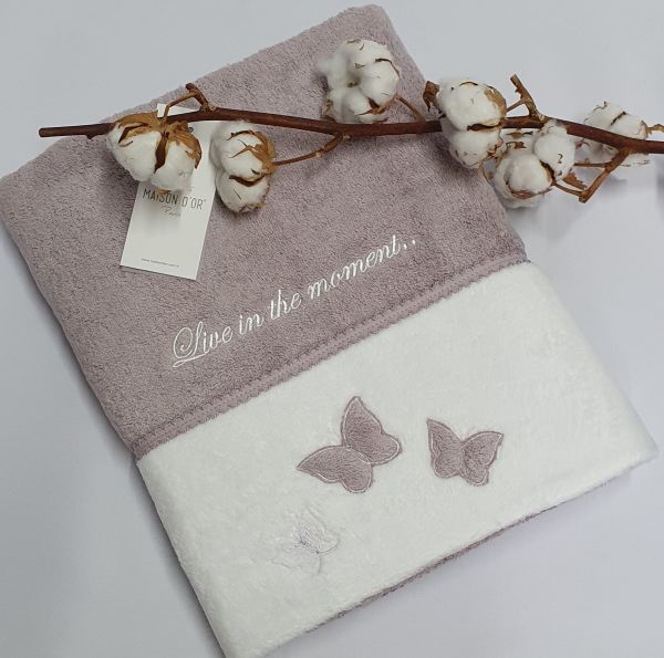 Рушник Maison D'or Monique Butterfly 85x150 Dark Lilac