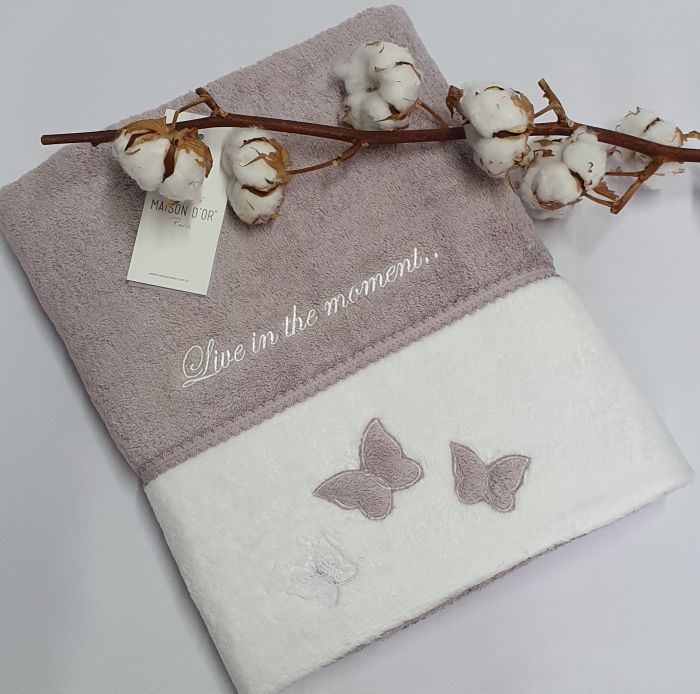 Рушник Maison D'or Monique Butterfly 85x150 Dark Lilac