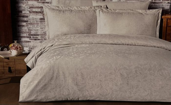 Постільна білизна Maison D'or Annabella сатин-жаккард 200х220 Ecru