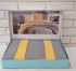 Постільна білизна Altinbasak ранфорс 200x220 Thor Gri-Sari