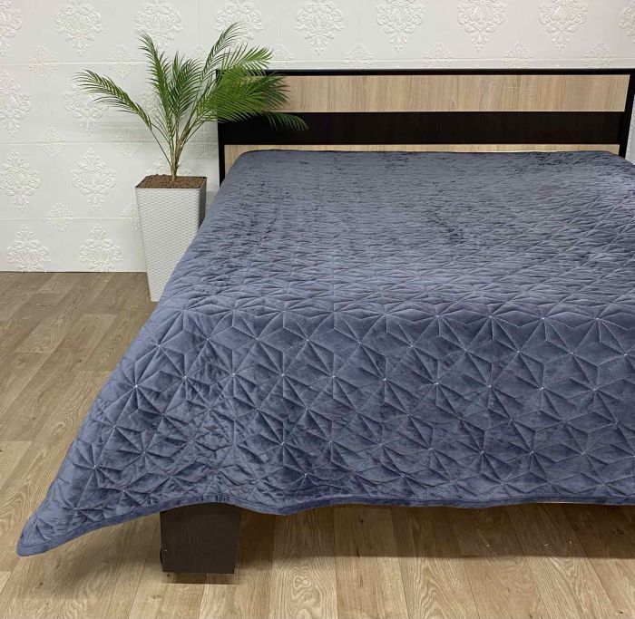 Покривало велюрове Model-17 (1290) 220х240 Anthracite