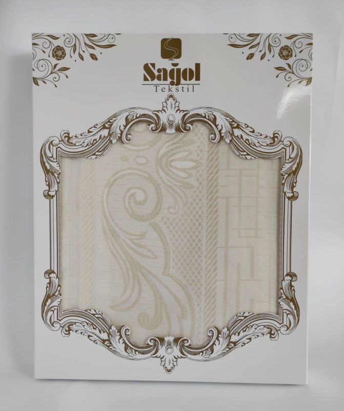 Скатертина Sagol тефлон 140x180 Sgl-003 Cream в коробці *