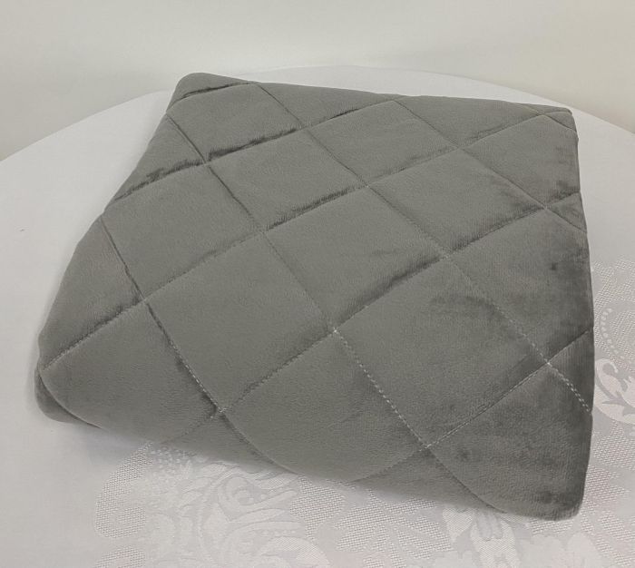 Покривало велюрове Model-10 (1221) 220х240 Gray